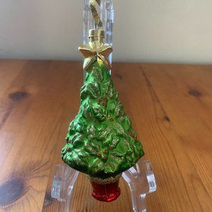 Glass Decorated Christmas Tree Shaped Ornament